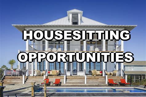 paid international house sitting jobs.